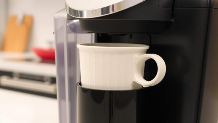 brewing coffee with keurig