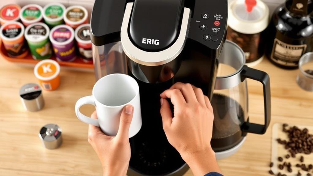 brewing with keurig convenience