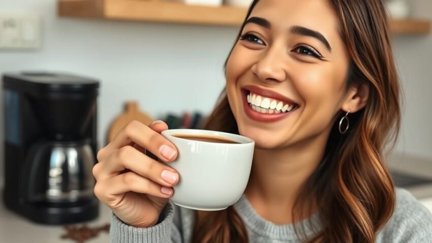 coffee and invisalign care