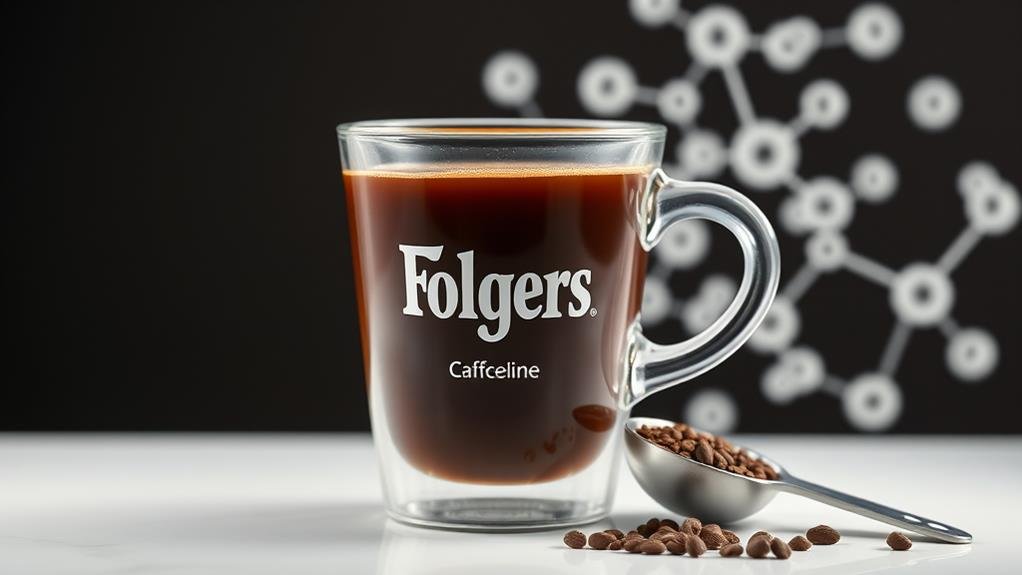 folgers coffee caffeine levels