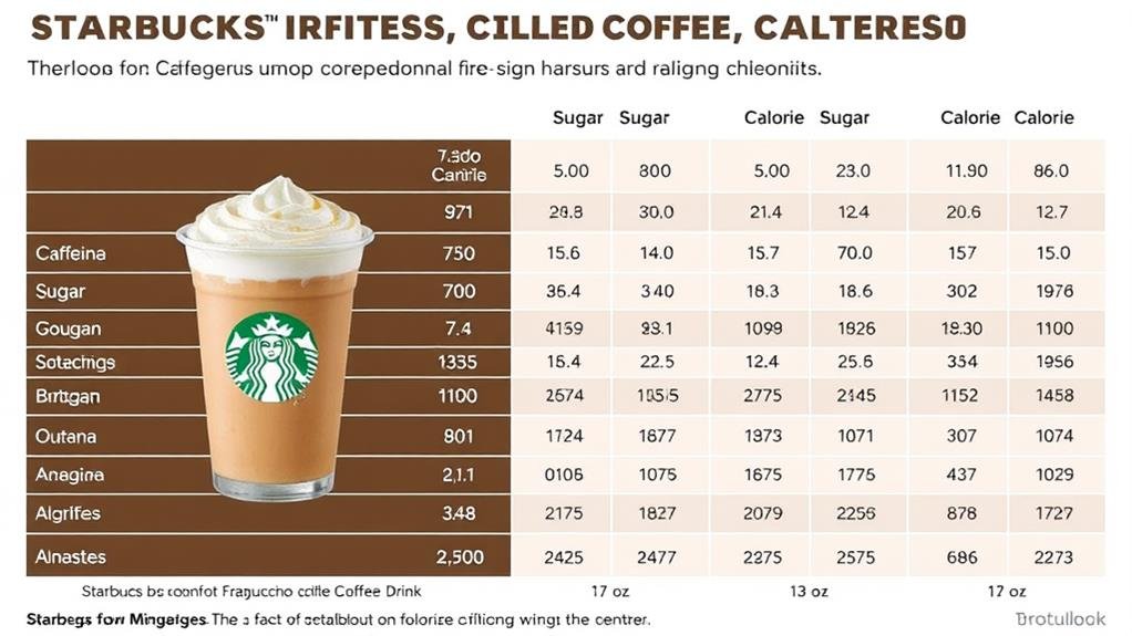 nutritional information on foods