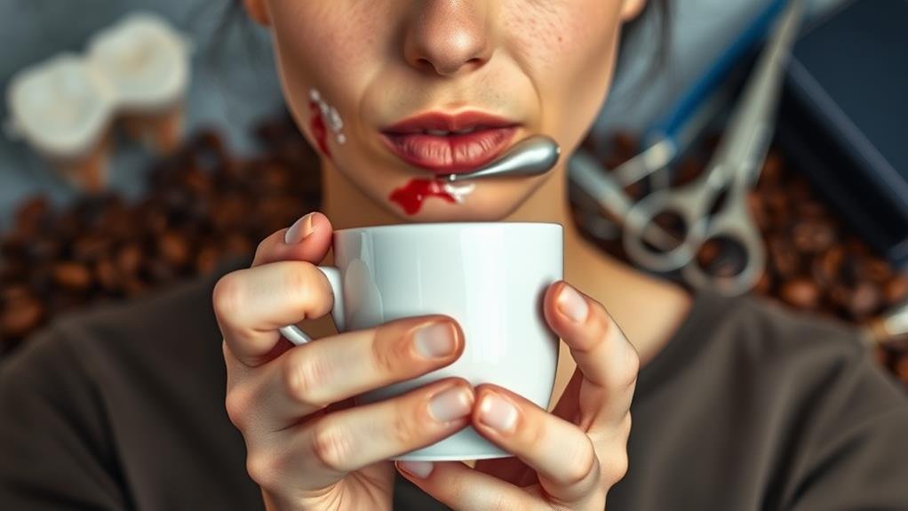 post tooth extraction coffee risks