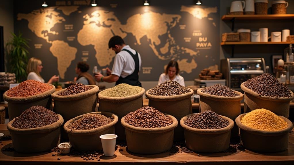 purchasing premium coffee beans