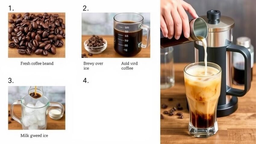 refreshing iced coffee tutorial