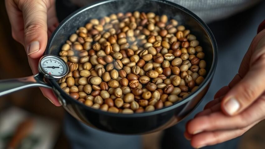 roasting coffee beans at home