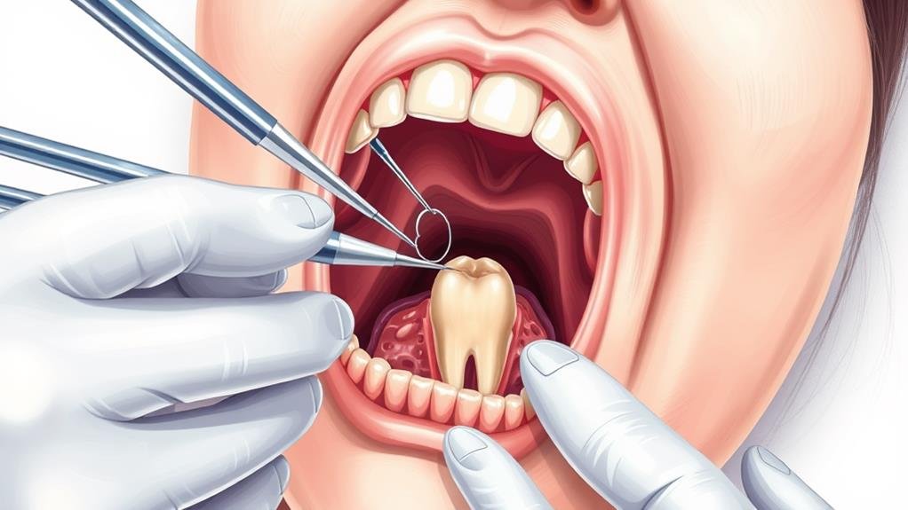 tooth removal and recovery