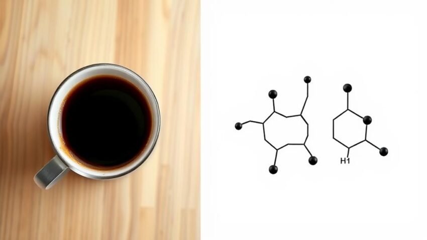 caffeine content in half caff