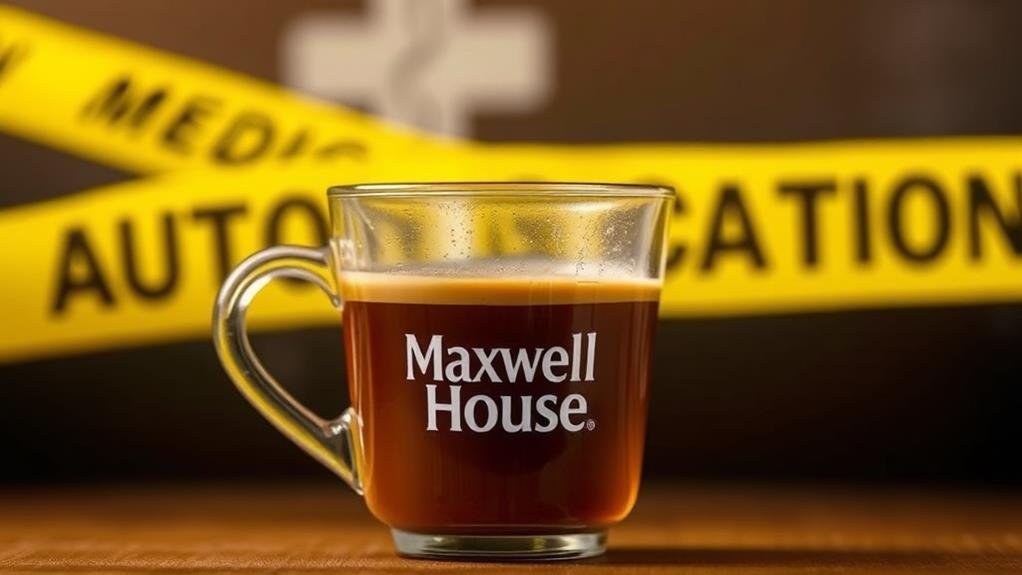 maxwell house caffeine content