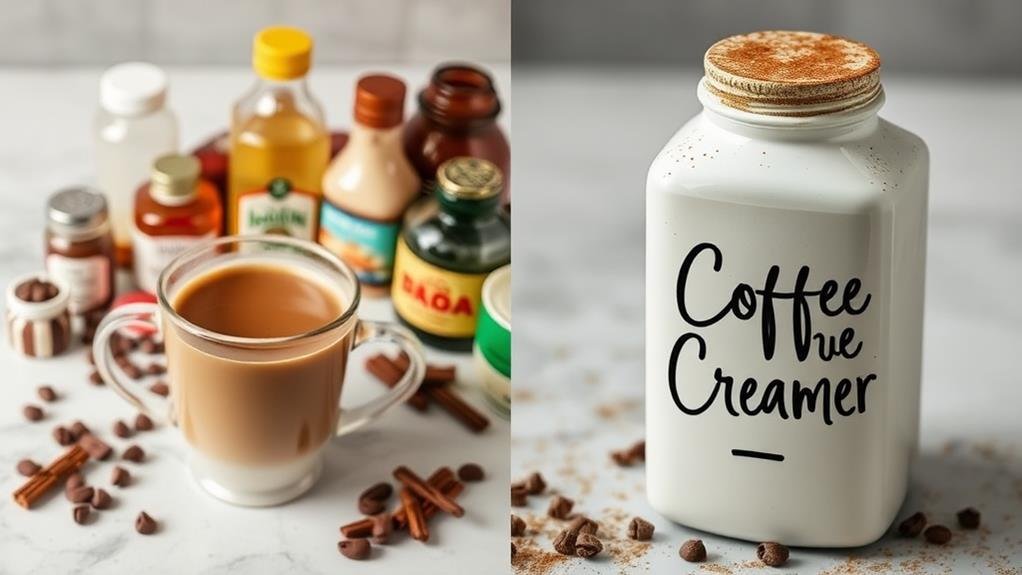 personalized coffee creamer options