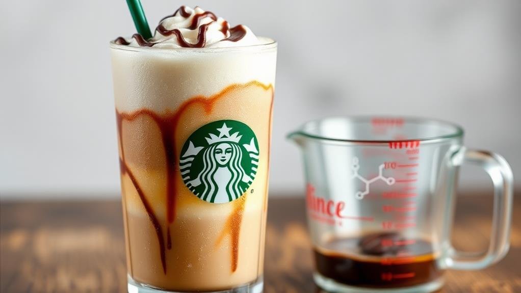 starbucks frappuccino caffeine analysis