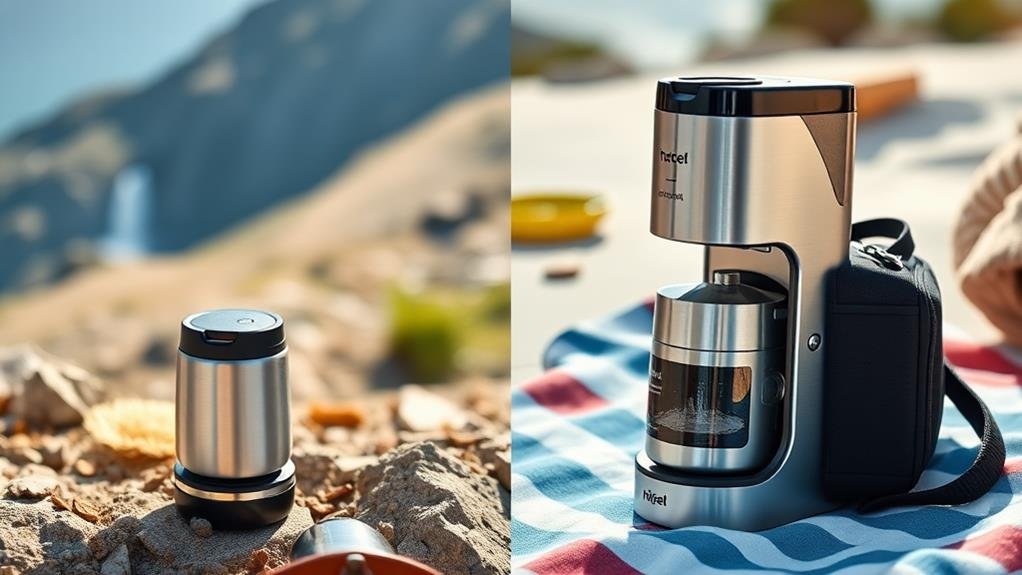 travel friendly coffee brewing devices